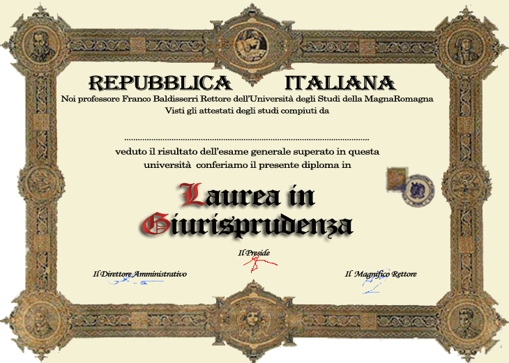 Laws Certificate